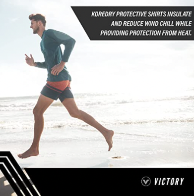 Koredry Loose Fit Long Sleeve Shirt For Water Sports – Water-Resistant, UPF 50+